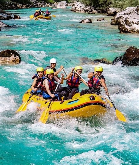 Meta concluída: encarar o rio no rafting